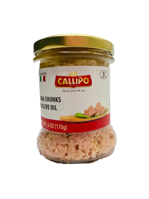 Callipo Tuna Slices in Olive Oil, 6 oz Jar Seafood Callipo 