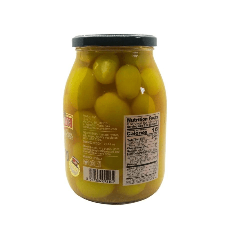 Carbone Whole Yellow Datterino Tomato in Water, 35 oz Fruits & Veggies vendor-unknown 