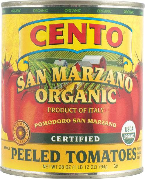 Cento San Marzano Organic Peeled Tomatoes, 28 oz Fruits & Veggies Cento