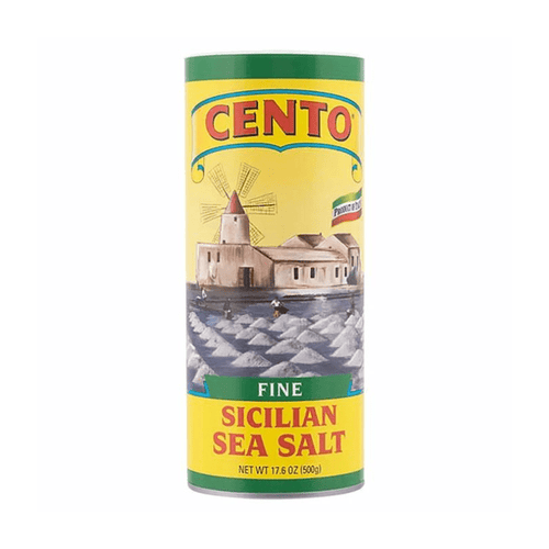 Cento Trapani Fine Sicilian Sea Salt, 17.6 oz Pantry Cento