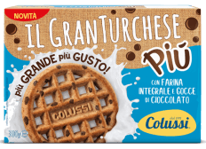 Colussi Il Gran Turchese Shortbread Biscuits with Chocolate Chips, 300g Sweets & Snacks Colussi 
