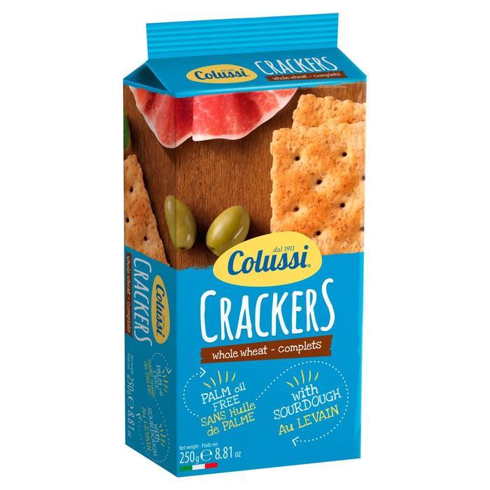 Colussi Whole Wheat Crackers, 500g Sweets & Snacks Colussi 