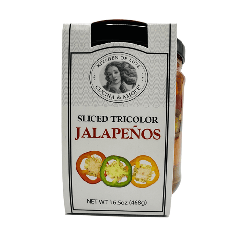 Cucina & Amore Tricolor Jalapenos, 16.5 oz Fruits & Veggies Cucina & Amore