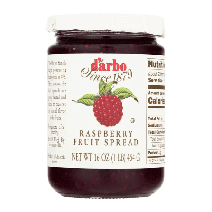 D'Arbo Raspberry Fruit Spread, 16 oz Pantry d'arbo 