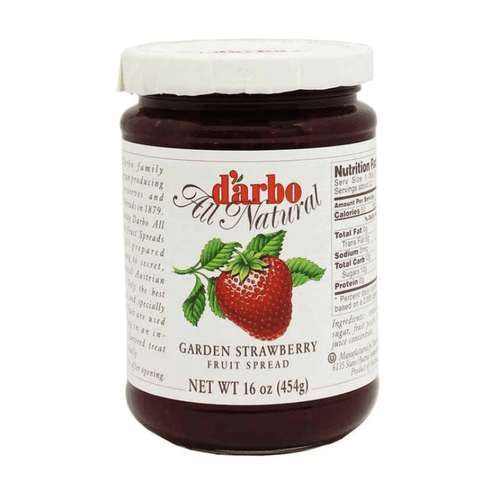 D'Arbo Strawberry Fruit Spread, 16 oz Pantry d'arbo