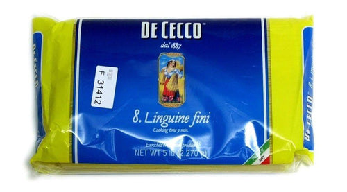 De Cecco #8 Linguine Fini Bulk Pasta, 5 lbs