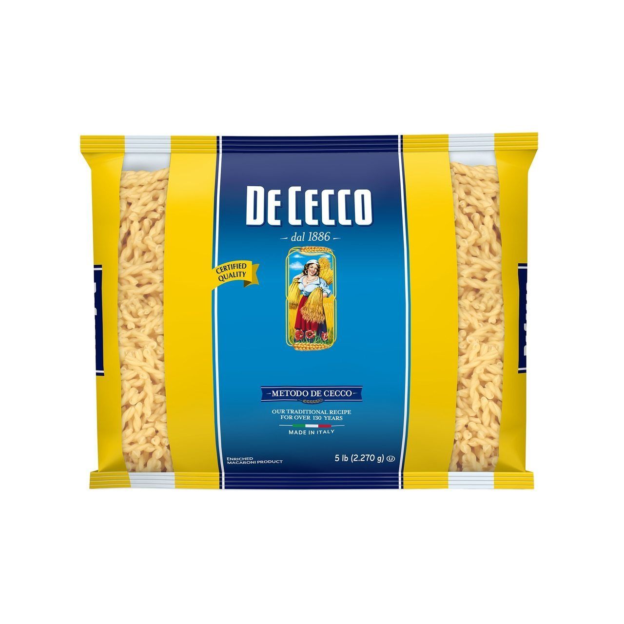 Gemelli Pasta Product & Nutrition