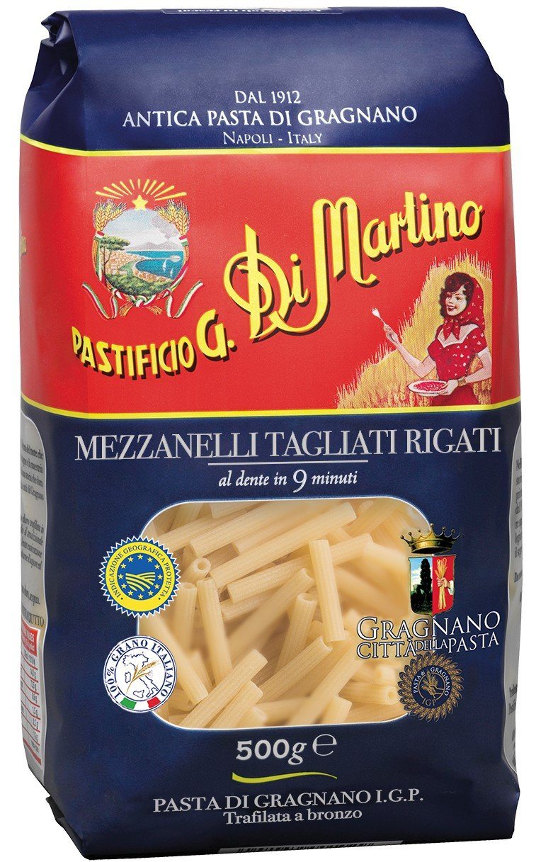 Pasta, Di (500g) Supermarket I.G.P Mezzanelli oz 17.6 Italy | Tagliati Rigati Martino