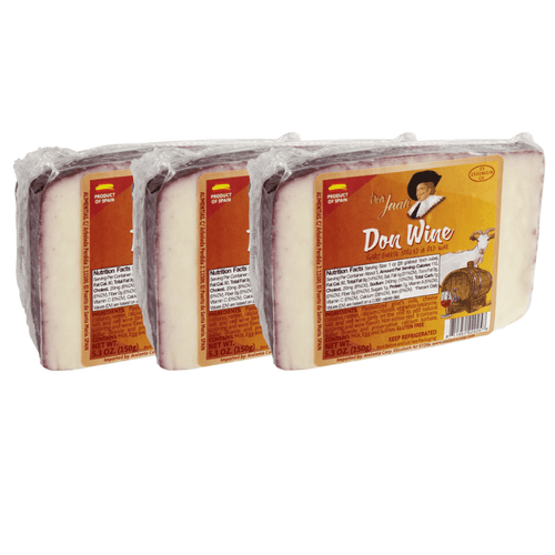 Don Juan Goat Cheese Soaked in Red Wine, 5.3 oz [Pack of 3] Cheese Don Juan 