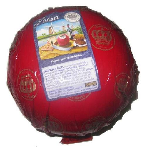 Edam Balls Mild Red Wax, 4.5 lb. Cheese Sanniti