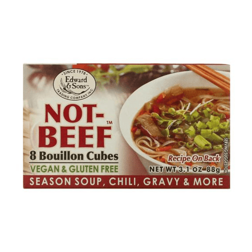 Edward & Sons Not-Beef Bouillon Cubes, 3.1 oz Pantry Edward & Sons 