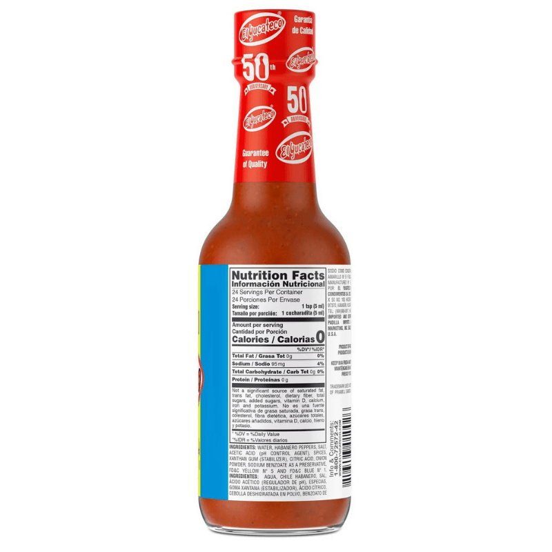 El Yucateco Red Habanero Hot Sauce, 4 oz Sauces & Condiments vendor-unknown 