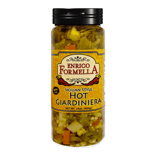 Enrico Formella Hot Giardiniera, 16 oz Fruits & Veggies Enrico Formella