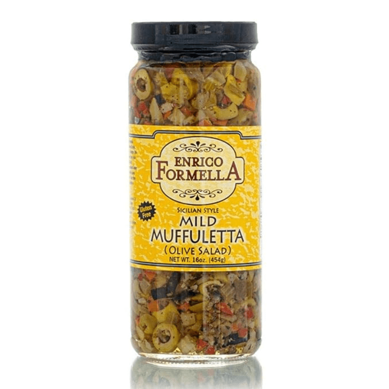 Enrico Formella Mild Muffuletta Olive Salad, 16 oz Olives & Capers Enrico Formella