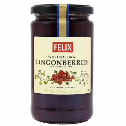Felix Wild Natural Lingonberries, 14.5 oz