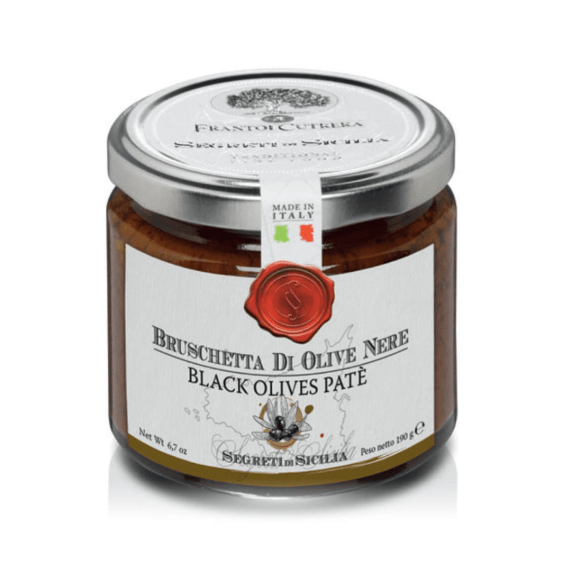 Frantoi Cutrera Segreti di Sicilia Black Olive Bruschetta, 6.7 oz ...