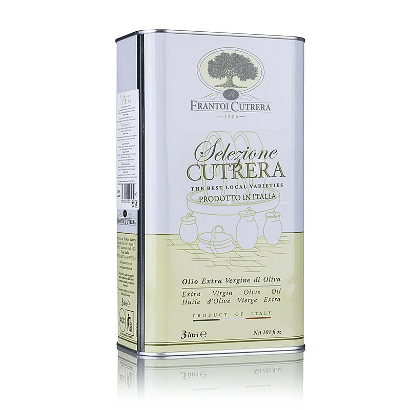 Frantoi Cutrera Selezione Cutrera Extra Virgin Olive Oil Tin, 3 Liter Oil & Vinegar Frantoi Cutrera