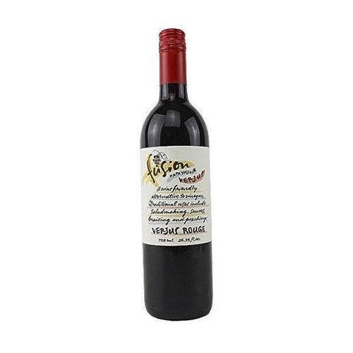 Fusion Napa Valley Verjus Rouge (Red) Juice of Unripe Grapes - 25 oz