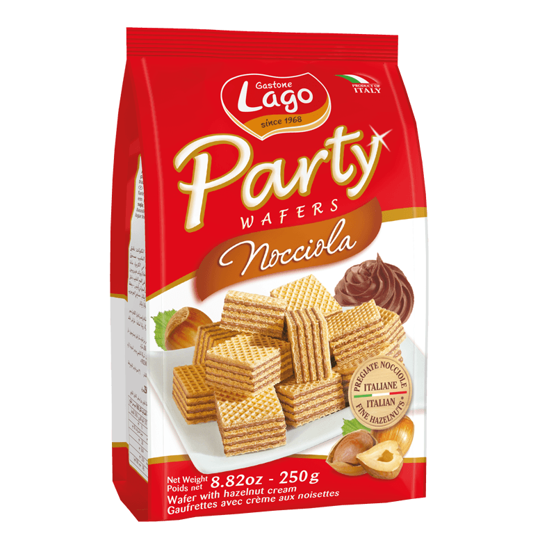 Gastone Lago Hazelnut Wafers, 8.8 oz Sweets & Snacks Gastone Lago