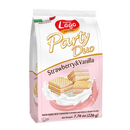 Gastone Lago Party Duo Strawberry and Vanilla Wafers, 7.76 oz Sweets & Snacks Gastone Lago