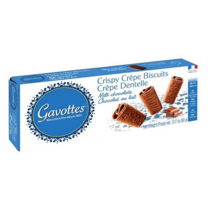 Gavottes Milk Chocolate Crispy Crepe Dentelle, 3.2 oz Sweets & Snacks Gavottes 