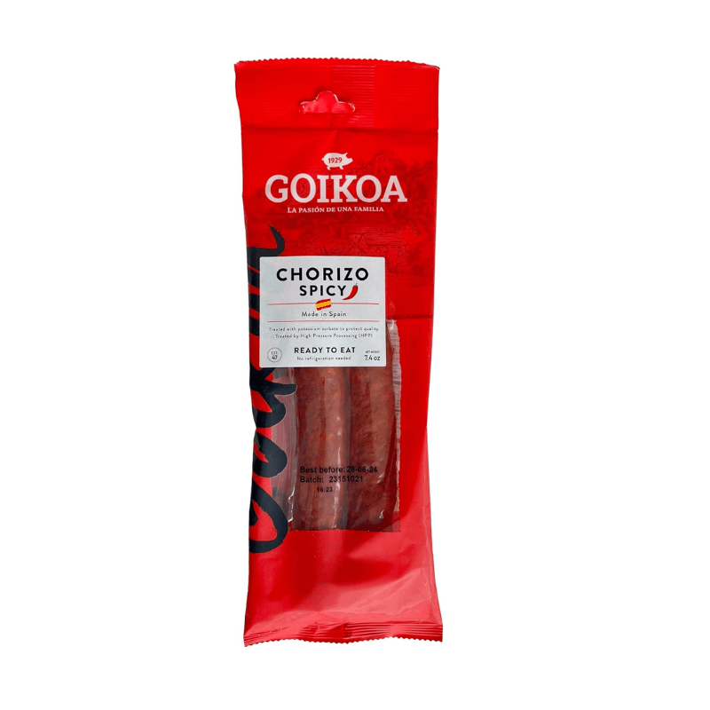 Goikoa Hot Chorizo, 7.4 oz [Refrigerate After Opening] Supermarket Italy