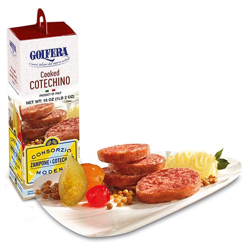 Golfera Cotechino Modena IGP, 17.6 oz (Refrigerate After Opening) Meats Golfera 