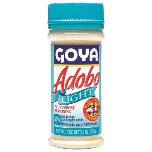 Goya Adobo All Purpose Seasoning Light with Pepper, 8 oz Pantry Goya