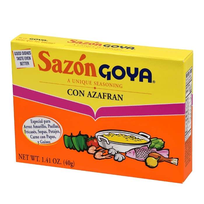 Goya Sazon with Safron Seasoning, 1.41 oz Pantry Goya