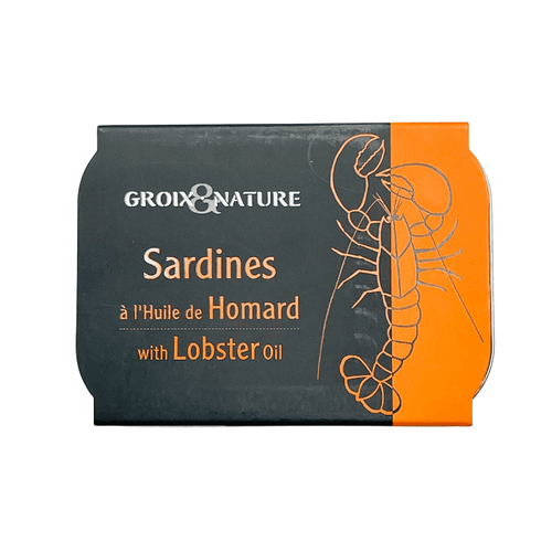 Groix et Nature Sardines in Lobster Oil, 4 oz Seafood Groix et Nature