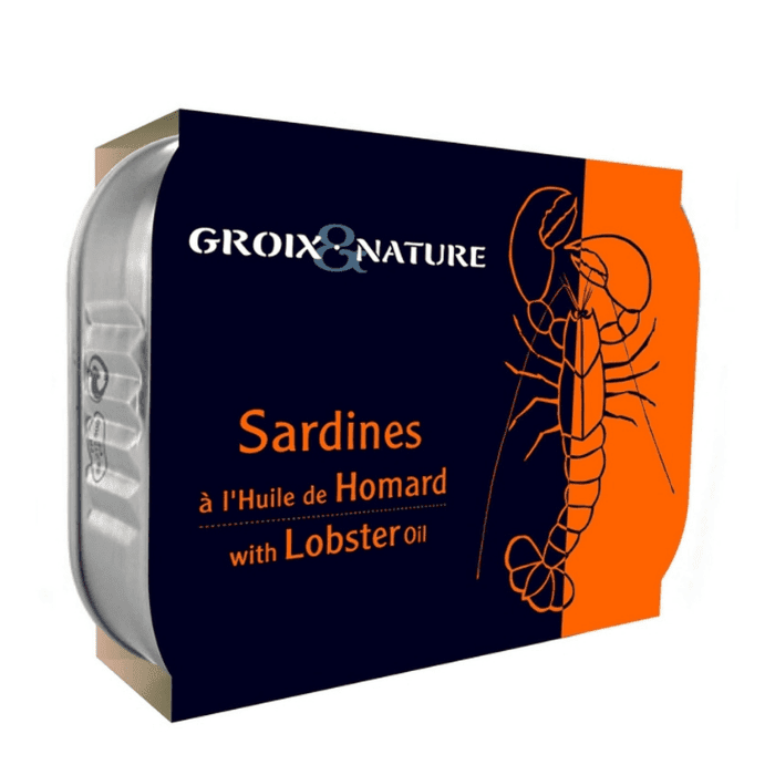 Groix et Nature Sardines in Lobster Oil, 4 oz Seafood Groix et Nature 
