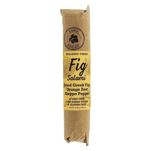 Hellenic Farms Fig Salami with Orange Zest and Aleppo Pepper, 6.4 oz Sweets & Snacks Hellenic Farms