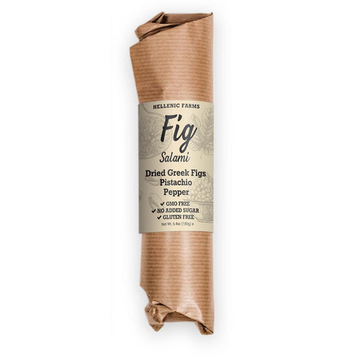 Hellenic Farms Fig Salami with Pistachio and Pepper, 6.4 oz Sweets & Snacks Hellenic Farms 