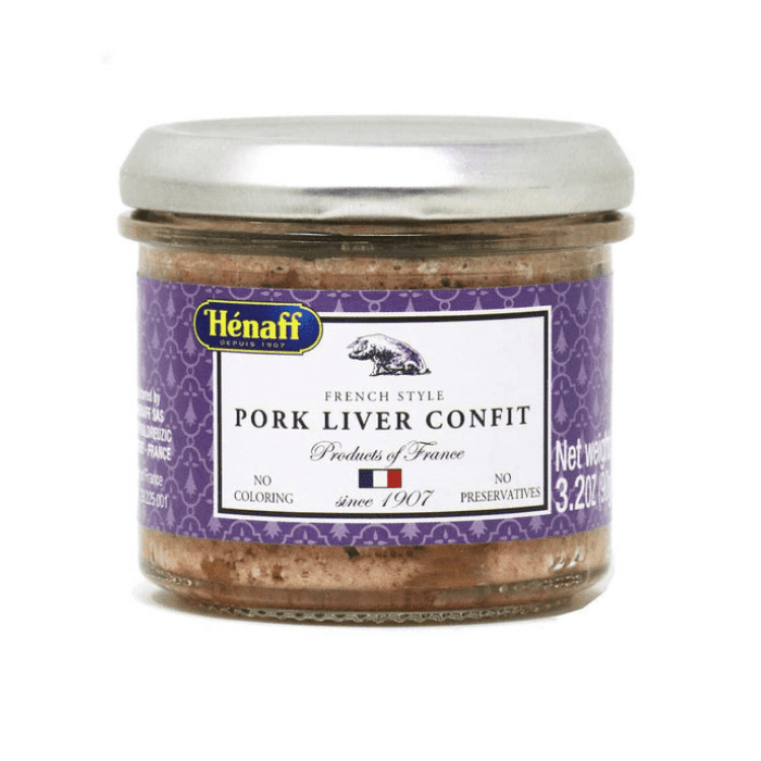 Henaff French Style Pork Liver Confit, 3.2 oz Pantry Henaff