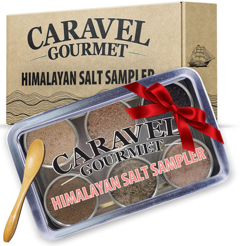 Himalayan Infused Salt Sampler, 6 Tins, 0.5 oz Pantry Caravel Gourmet 
