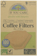 If You Care FSC Unbleached No.2 Coffee Filters, 100 Count