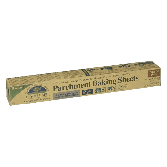If You Care Pre-Cut Baking Sheet Parchment Paper, 24 Sheets