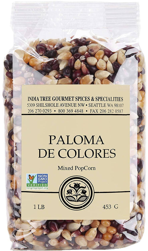 India Tree Paloma de Colores, Mixed Popcorn, 1 Lb Pantry India Tree 