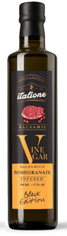 Italione Pomegranate Infused Balsamic Vinegar, 17 oz Oil & Vinegar Italione