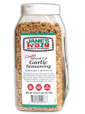 Jane's Krazy Chunky Mixed-Up Garlic Seasoning Jug, 25 oz Pantry Jane's Krazy Seasonings 