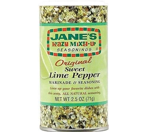 Jane's Krazy Mixed-Up Sweet Lime Pepper Seasoning, 2.5 oz