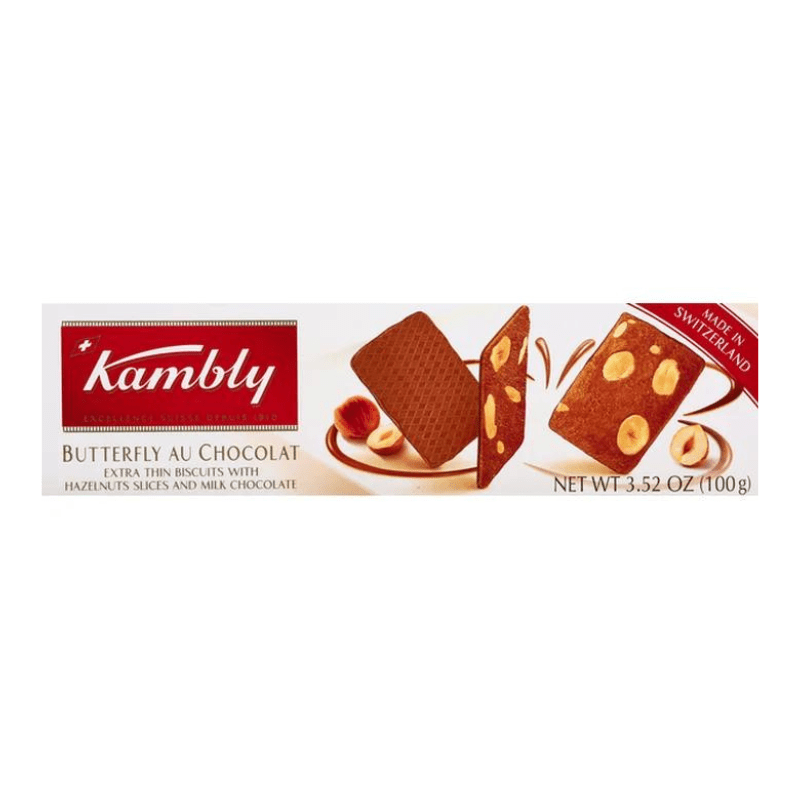 Kambly Butterfly Au Chocolat, 3.52 oz Sweets & Snacks Kambly 