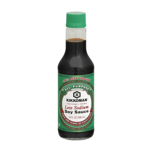 Kikkoman Less Sodium Soy Sauce, 10 oz Sauces & Condiments Kikkoman 