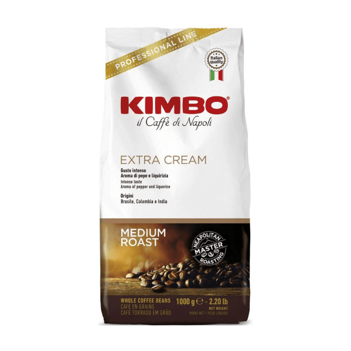 Best Before: 01/27/24] Kimbo Extra Cream Whole Bean Coffee, 2.2