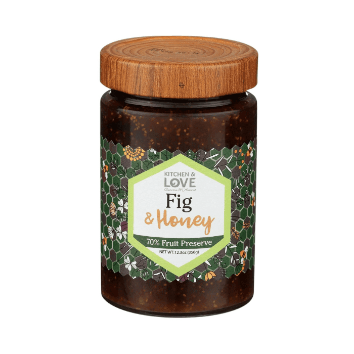 Kitchen & Love Fig & Honey Preserve, 12.3 oz Pantry Kitchen & Love 