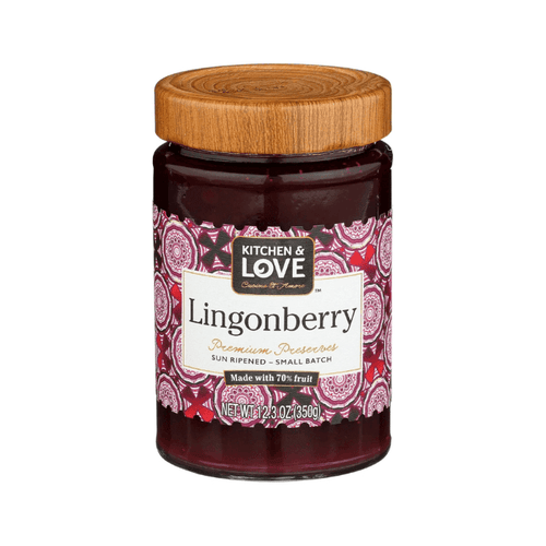 Kitchen & Love Lingonberry Preserve, 12.3 oz Pantry Kitchen & Love