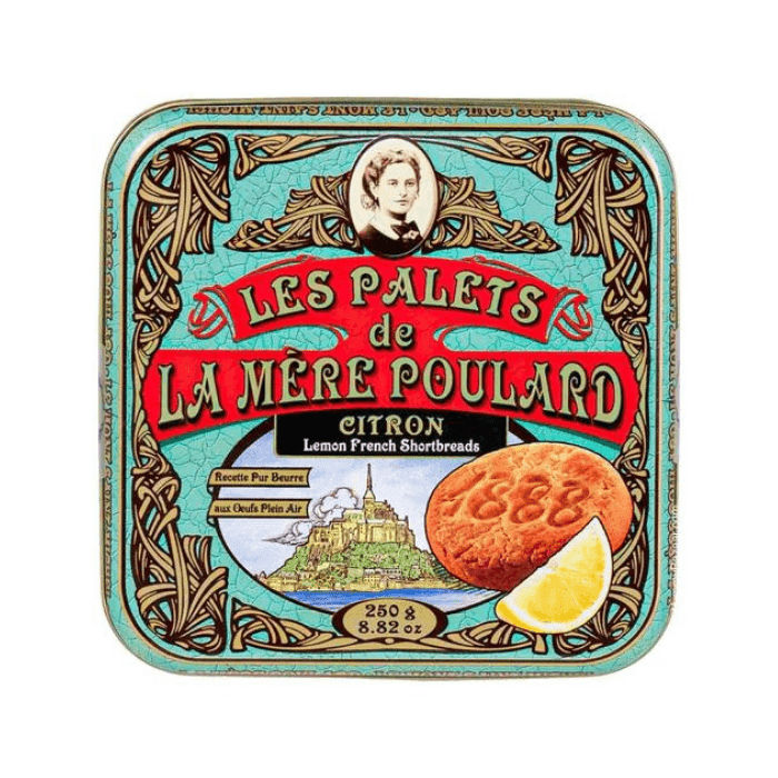 La Mere Poulard French Lemon Cookies Palets, 8.8 oz Sweets & Snacks La Mere Poulard 
