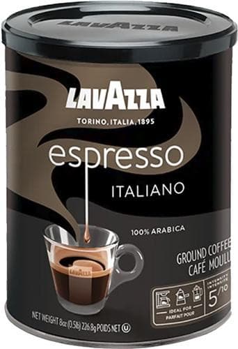 Lavazza Caffe Espresso Ground Coffee, 8 oz (250g) Coffee & Beverages Lavazza