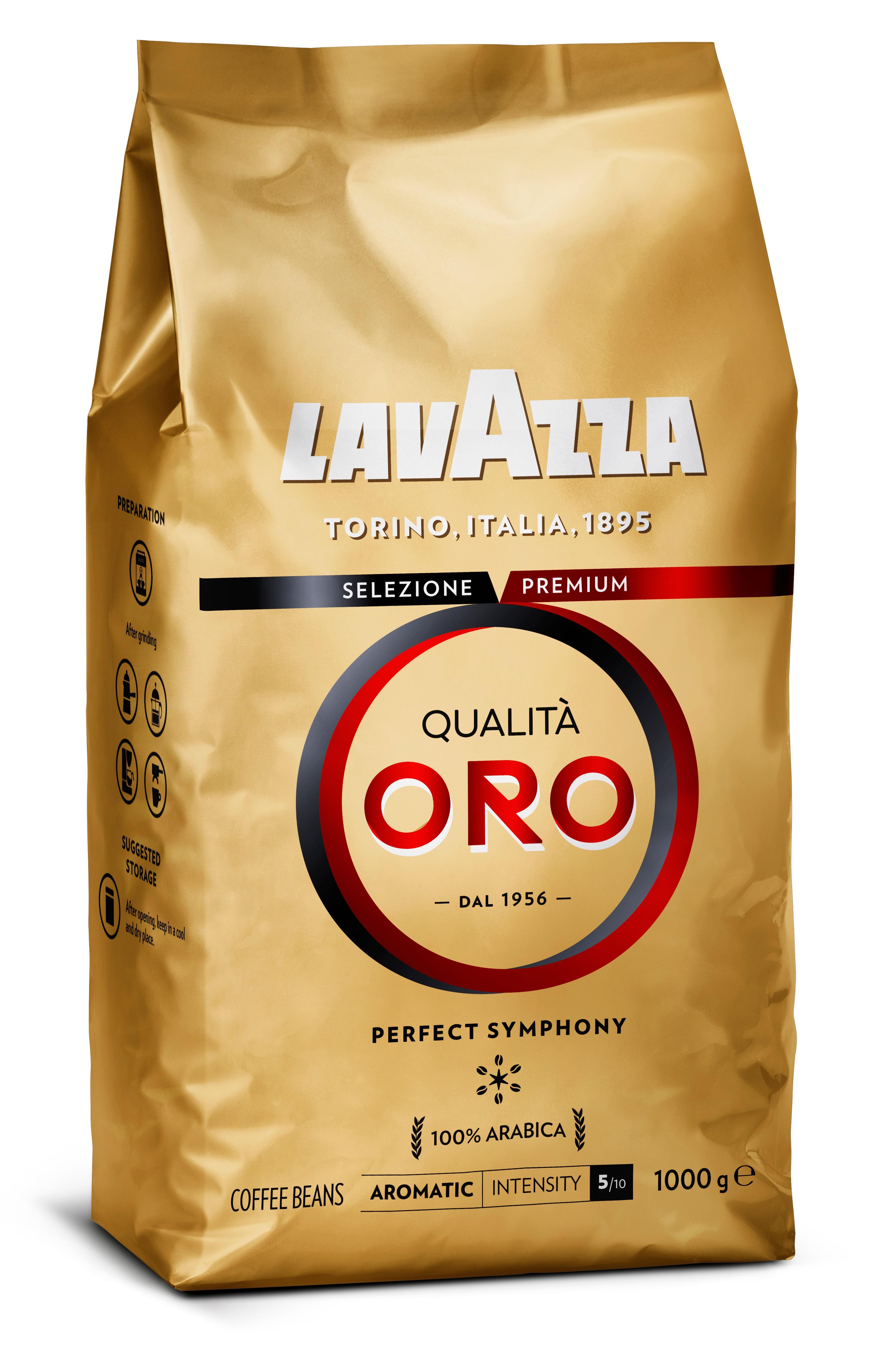 Lavazza Qualita Oro Whole Beans Coffee, 2.2 lb.