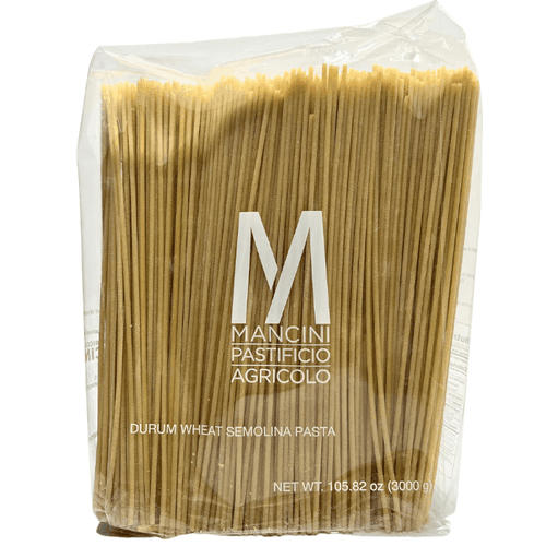 Mancini Bucatini Bulk Bag, 6.6 Lbs Pasta & Dry Goods Mancini